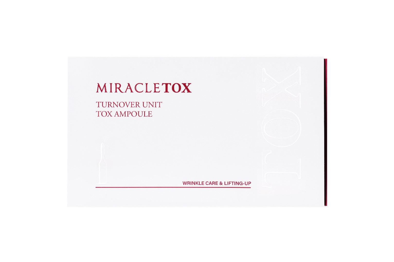 Revitalize Your Skin: MIRACLETOX Turnover TOX Ampoules - Firm, Smooth, and Hydrate with the Power of Collagen Regeneration and 14 Peptides. Shop Now!